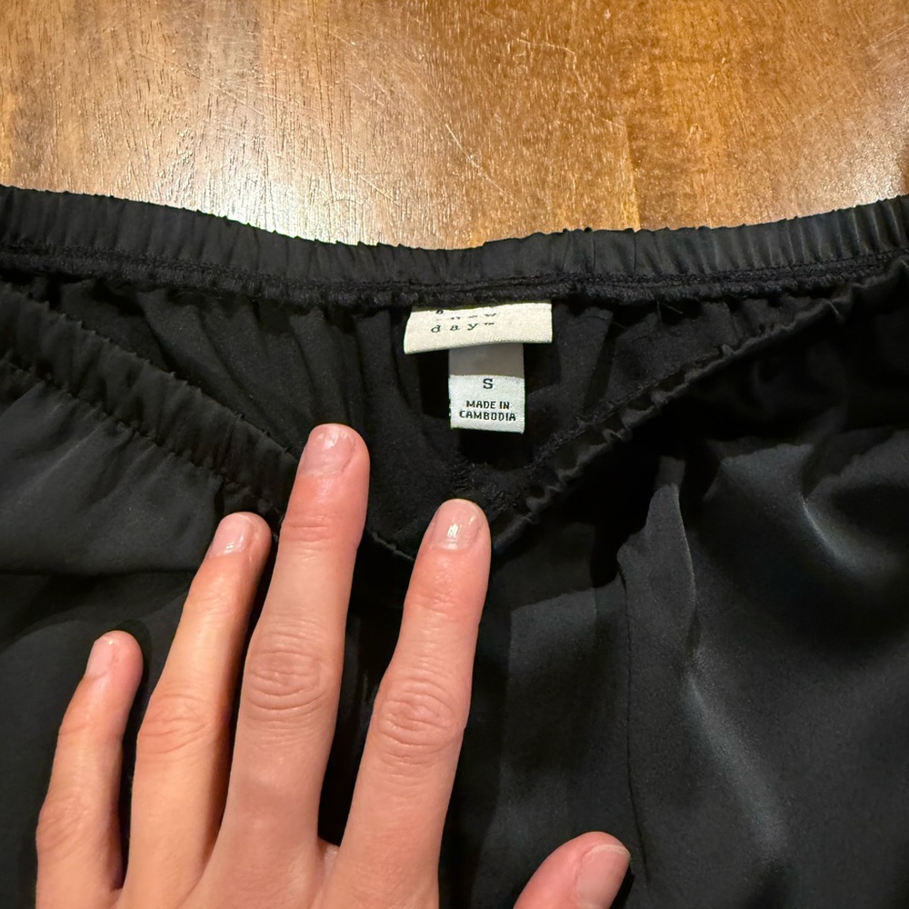 a new day Black Women's Satin Pants